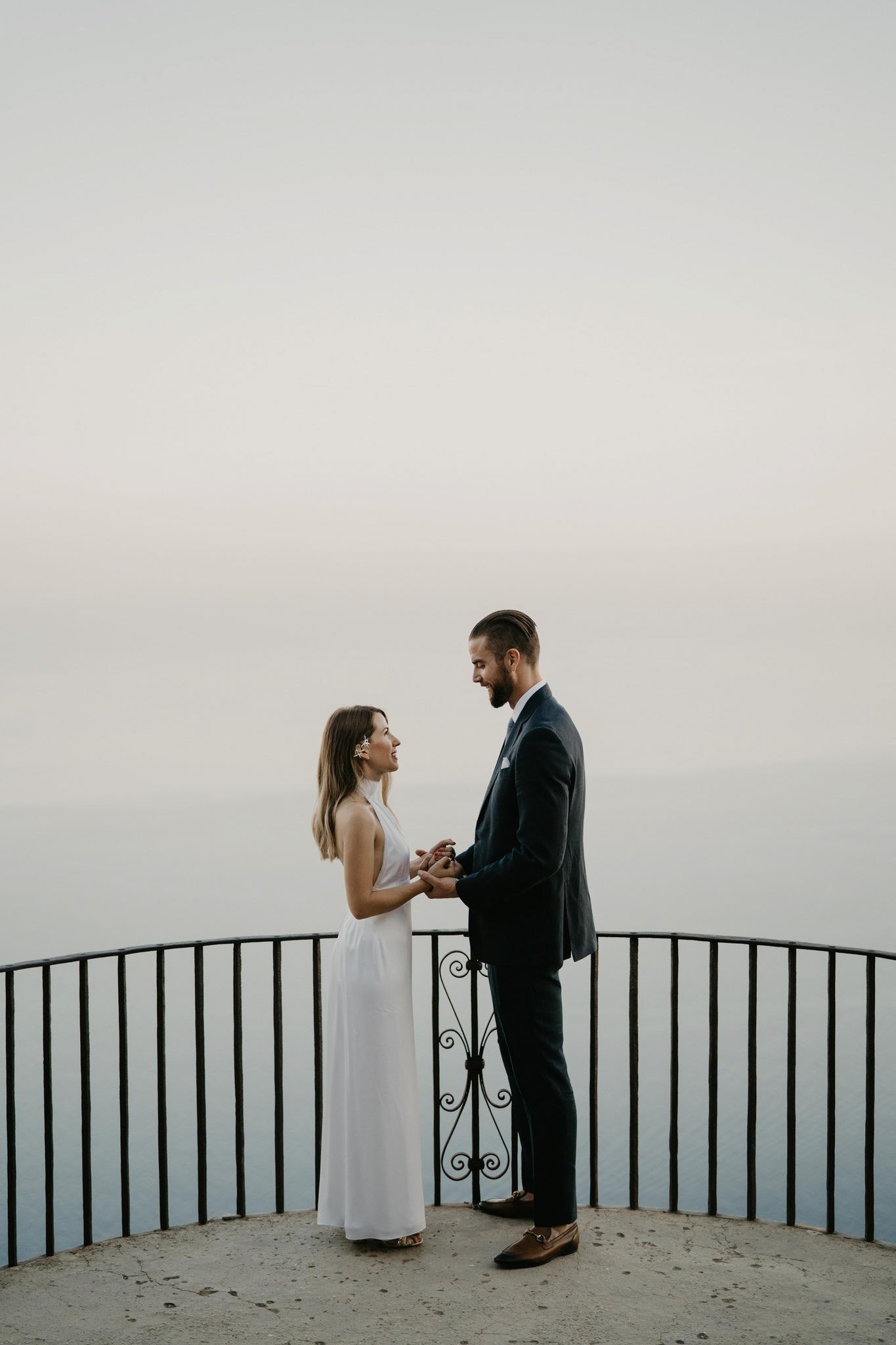 Elopement ceremony in a dramatic destination