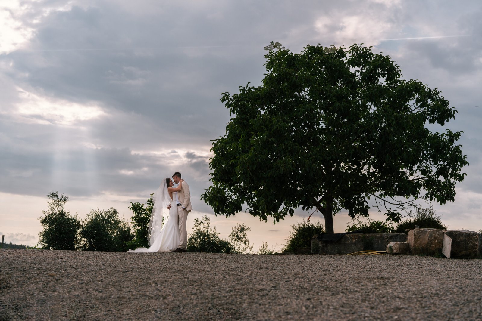 Elopement celebration portrait